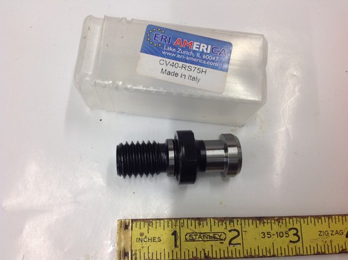 ERI America CV40-RS75H Perno di trazione per ritenzione CNC 75 gradi NUOVO.  mensola bb2  - Foto 1 di 5