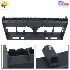 Pallet Fork Frame Heavy-Duty W Receiver Hitch & Spear Sleeves Skid Steer 4000lb