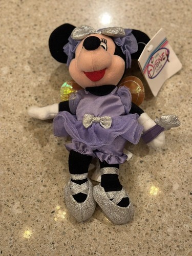 Disney World Sugar Plum Minnie 10" BEAN BAG STUFFED ANIMAL - Picture 7 of 17