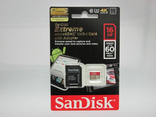 Sandisk 16G Micro Extreme U1 4K SD card for LG G Pad 8.0 F 7.0 10.1 tablet - Picture 2 of 3