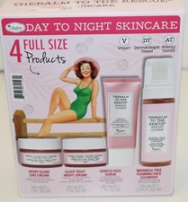 The Balm Cosmetics To The Rescue Skincare Day Cream,Night Cream. Scrub, Cleanser