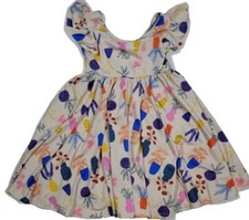Dot Dot Smile Girls 3/4 Twirl Dress-New Vase Flower Plant Design