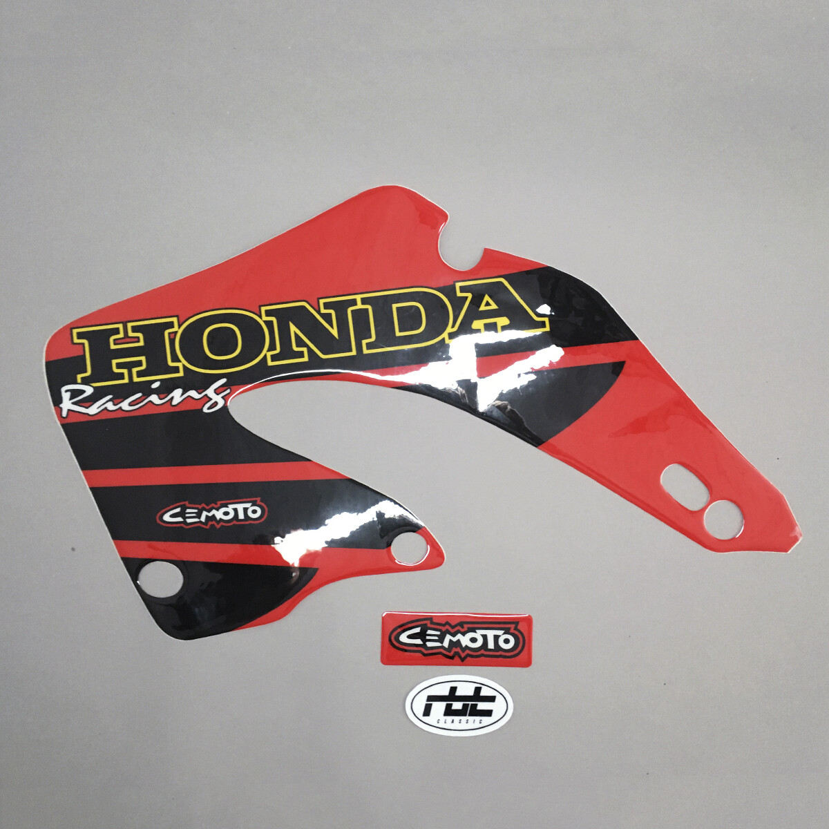 Kit deco CR 125 250 Honda HRC et autocollants de protection Cemoto