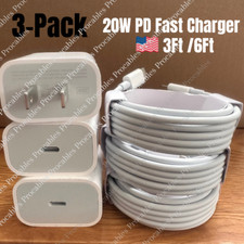 3X Upgrade Super Fast Charger Type C Power Adapter Cable For iPhone 14 13 12 11