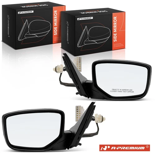 2Pcs Power Adjustment Mirror Manual Folding Primed for Honda Accord 2017 Coupe