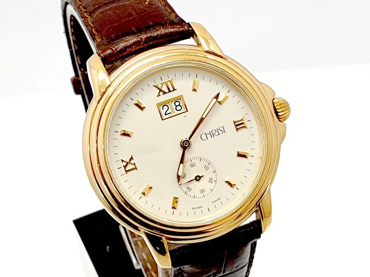 Christ Swiss Made Modele Depose Ref. FC-248X1A5/6 70488 Herren Armbanduhr c 1980