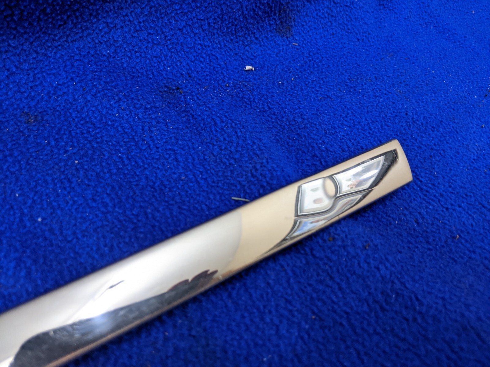 rear right passenger Bentley CONTINENTAL FLYING SPUR bumper chrome strip trim