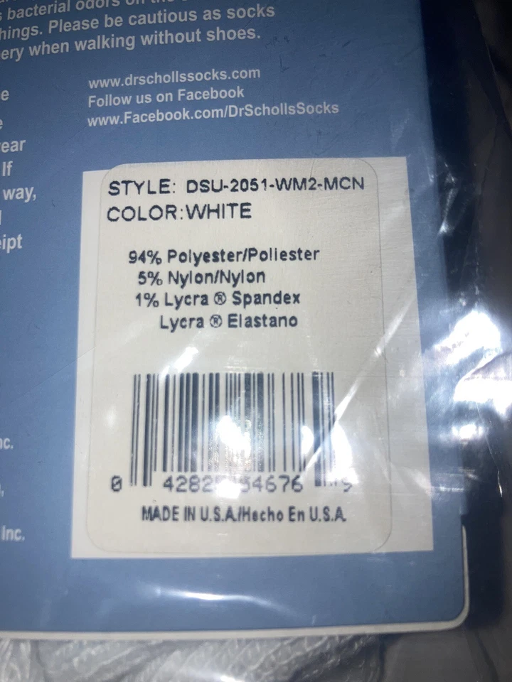 Dr Scholls Men-women Diabetes Circulatory Ankle Socks Size -Medium 4 pairs 👍 - Image 4 of 4