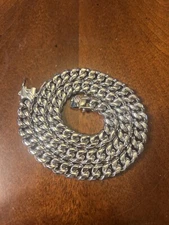 20 "MEN Stainless Steel 10mm Silver Miami Cuban Curb Chain Necklace *FAST SHIP*