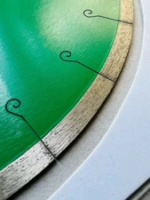 TechDiamondTools 12" J-Slot Diamond Rim Blade for Marble, Porcelain, Tile