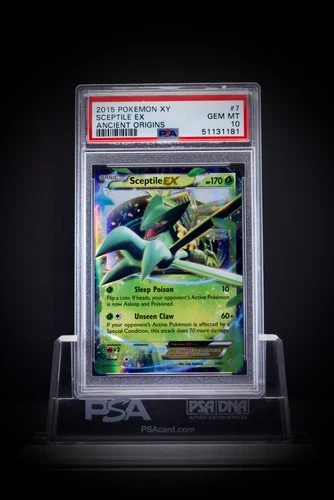 2015 PSA 10 Pokémon XY Ancient Origins Sceptile EX 7/98 Holo PSA 10