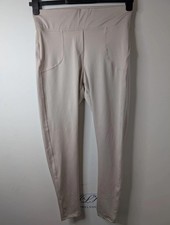 Beige Women's High Waist Leggings Me  Jan Nude Size 14