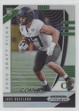 2020 Panini Prizm Draft Picks Rookies Silver Jake Breeland #132 7l6