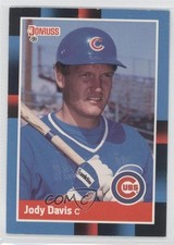 1988 Donruss Jody Davis (Solid Blue Upper Right Corner) #119 1v4