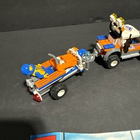 2008 LEGO CITY 7737 Coast Guard 4WD and Jet Scooter Built Set Retired