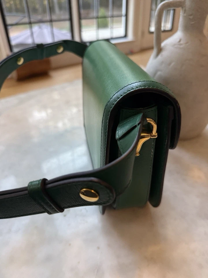 GORGEOUS & Authentic Gucci Horsebit 1955 Shoulder Bag - RARE Green! - Image 4 of 4