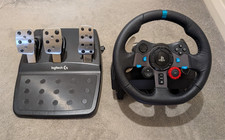 Logitech G29 Driving Force Racing Steering Wheel Pedals PS5 PS4 PS3 PC Boxed