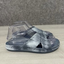 Cole Haan Grand 360 Findra Women  s Sz 6 Gray White Marbled Pool Slides