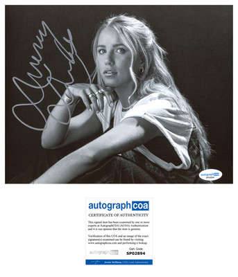 Avery Anna 'Indigo' Signed 8x10 Photo ACOA Country Singer