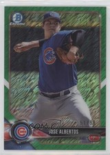 2018 Bowman Chrome Prospects Green Shimmer Refractor 51/99 Jose Albertos fm0