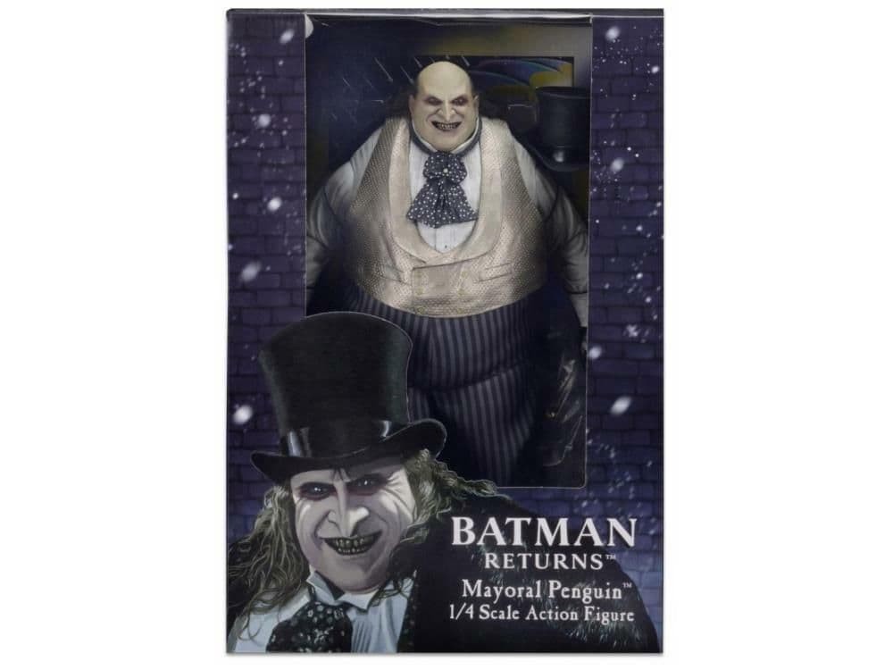 NECA 2021 Tim Burton Batman Returns Mayor Penguin Danny DeVito 1:4 Action Figure - Image 3