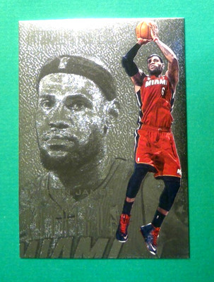 2012-13 Panini Intrigue Intriguing Players Miami Heat Lebron James #60