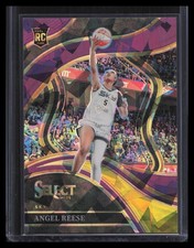 Angel Reese 2024 Panini Select WNBA #202 Prizms Purple Ice #/149