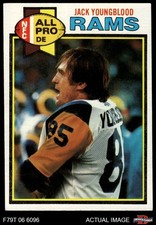 1979 Topps #180 Jack Youngblood Rams Florida 4 - VG/EX