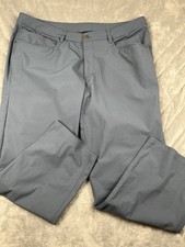 Lululemon Men  s Blue Pants Size 38x30 Stretch Snap Pocket