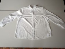 edle Bluse von ERFO Gr. 50, weiß , nie getragen, pflegeleicht, 40 Grad waschbar