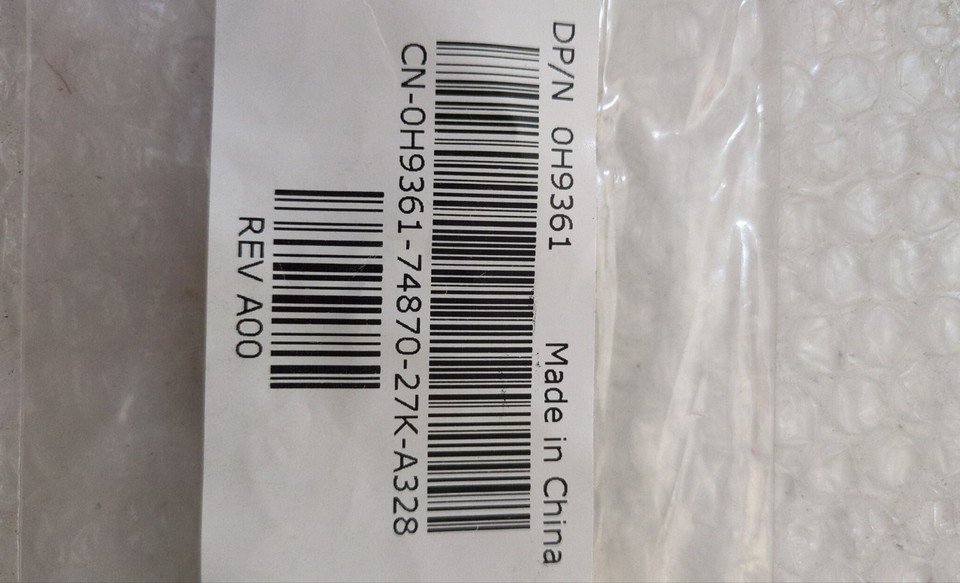 Dell 0H9361 DMS-59 to Dual DVI Y Splitter Cable 30V AWM 20276 REV A00 ...