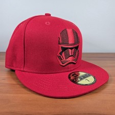 Star Wars Red Sith Trooper New Era 59Fifty Cap Hat Fitted Size 7 NEW