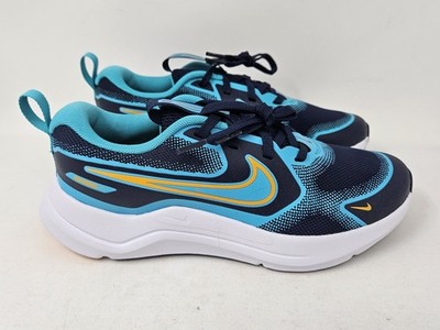 Nike Boy's Cosmic Runner Sneakers Midnight Navy/Orange Peel, Size 4.5Y NEW!