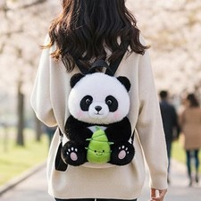 Zaino Di Peluche A Forma Di Panda Per Bambina, Zaino Da Viaggio Per Feste,