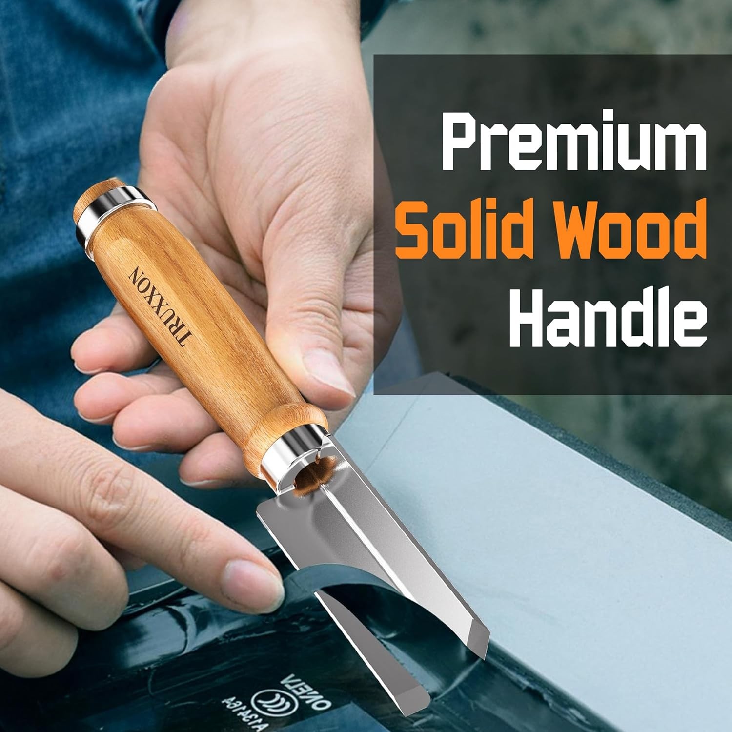 2 PCS Professional Caulk Remover Tool – Heat-Treated Caulking Tool with 90° S