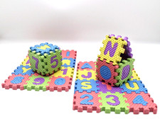 Eva Play Puzzle Mat 36-Piece Set Interlocking Alphabet and Numbers Floor