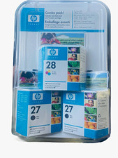 HP 27/28 Genuine Inkjet Ink Cartridges Combo Pack Black  Tri-Color Deskjet