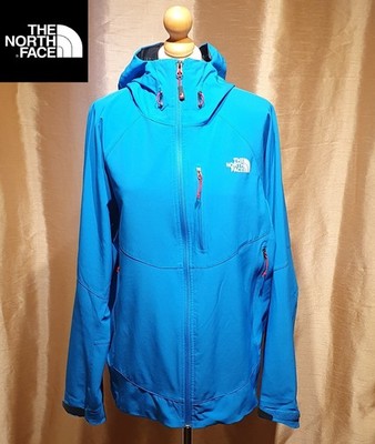 The North Face Summit Series Polartec Pro Herren Wanderjacke Größe L Blau Stretch