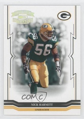 2005 Donruss Throwback Threads Silver Holofoil 9/150 Nick Barnett #57 0a7