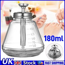 180 ML Water Dispenser Shoe Shine Push Glass Bottle Container down Pump