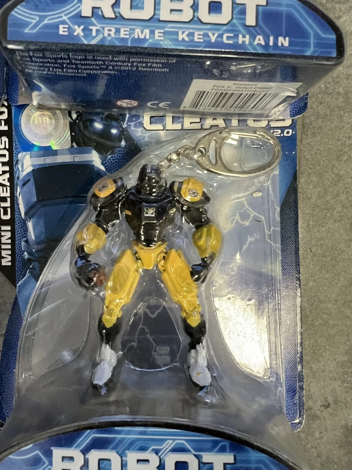 Missouri Tigers LOT OF 6 NCAA Mini Cleatus 3" Keychain New FREE SHIPPING - Image 2 of 4