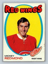 1971-72 Topps Hockey #102 Mickey Redmond NHL Detroit Red Wings