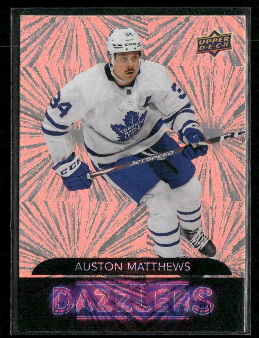 2020-21 Upper Deck - Dazzlers Auston Matthews #DZ-42 Orange