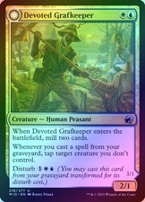 Devoted Grafkeeper // Departed Soulkeeper Foil Innistrad: Midnight Hunt MTG