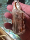 Antique German Glass Angel Ornament, Standing Angel Figural Christmas Ornament, — photo 7