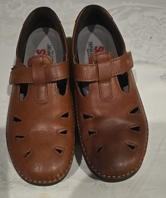 SAS Tripad Comfort Roamer Mary Jane Moc Loafer Shoes British Tan Women Size 8W