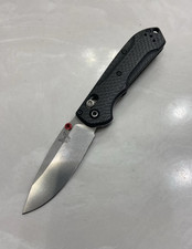 Benchmade 565-1 Mini Freek AXIS Lock Carbon Handle Silvery S90V Blade Fold Knife