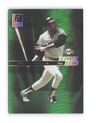 2004 Donruss Elite Willie McCovey Will Clark #/250 Passing the Torch SP Giants