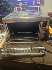 Cosori 32 Quart Smart Air Fryer Toaster Oven, Rotisserie, Stainless, NEW