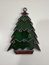 Stained Glass Sun Catcher Ornament Christmas Tree By Price